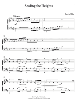 page one of Scaling The Heights (Educational Piano)