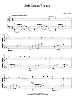 page one of Soft Ocean Breeze (Educational Piano)