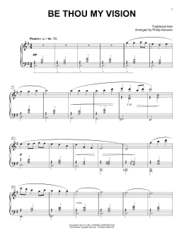 page one of Be Thou My Vision [Classical version] (arr. Phillip Keveren) (Piano Solo)
