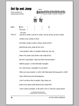 page one of Get Up And Jump (Guitar Chords/Lyrics)