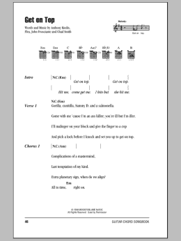 page one of Get On Top (Guitar Chords/Lyrics)