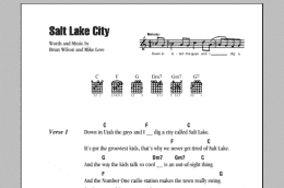 page one of Salt Lake City (Guitar Chords/Lyrics)