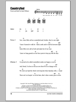 page one of Countryfied (Guitar Chords/Lyrics)