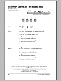 page one of I'll Never Get Out Of This World Alive (Guitar Chords/Lyrics)