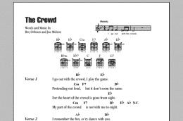 page one of The Crowd (Guitar Chords/Lyrics)