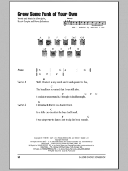page one of Grow Some Funk Of Your Own (Guitar Chords/Lyrics)