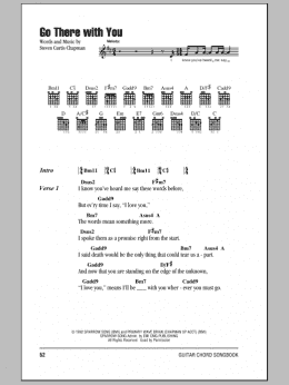 page one of Go There With You (Guitar Chords/Lyrics)