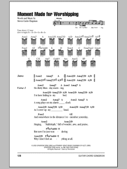 page one of Moment Made For Worshipping (Guitar Chords/Lyrics)