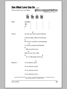 page one of See What Love Can Do (Guitar Chords/Lyrics)