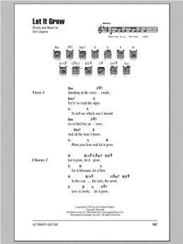 page one of Let It Grow (Guitar Chords/Lyrics)