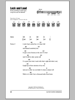 page one of Lock And Load (Guitar Chords/Lyrics)