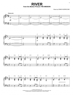 page one of River (Piano, Vocal & Guitar Chords (Right-Hand Melody))