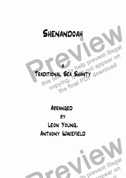 page one of Shenandoah