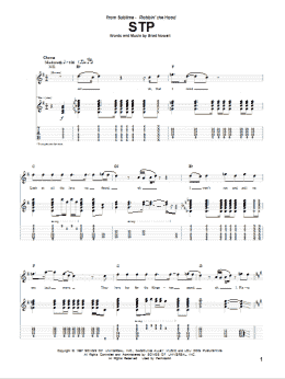page one of STP (Guitar Tab)