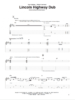 page one of Lincoln Highway Dub (Guitar Tab)