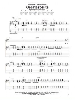 page one of Greatest-Hits (Guitar Tab)