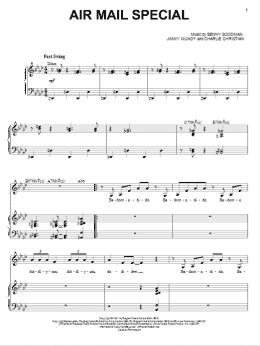 page one of Air Mail Special (Piano & Vocal)