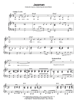 page one of Jazzman (Piano & Vocal)