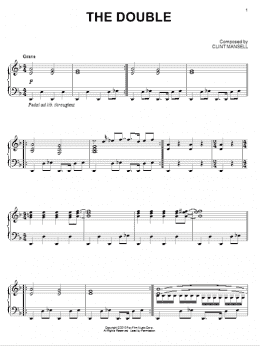 page one of The Double (from Black Swan) (Piano Solo)