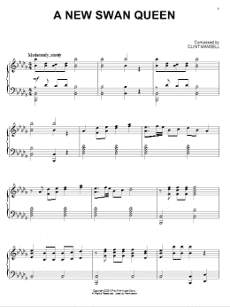 page one of A New Swan Queen (from Black Swan) (Piano Solo)