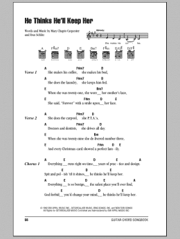 page one of He Thinks He'll Keep Her (Guitar Chords/Lyrics)
