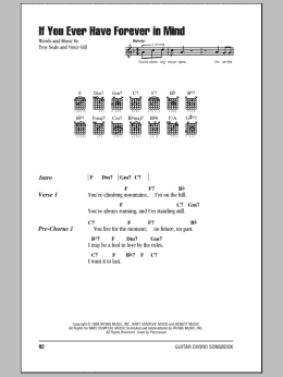 page one of If You Ever Have Forever In Mind (Guitar Chords/Lyrics)
