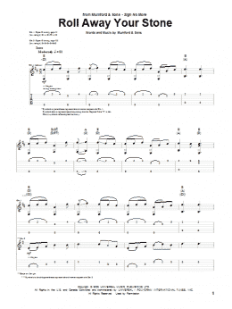 page one of Roll Away Your Stone (Guitar Tab)