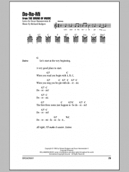 page one of Do-Re-Mi (Guitar Chords/Lyrics)
