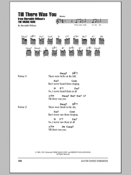 page one of Till There Was You (Guitar Chords/Lyrics)