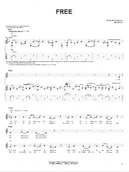page one of Free (Easy Guitar)