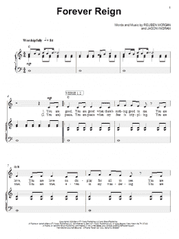 page one of Forever Reign (Piano, Vocal & Guitar Chords (Right-Hand Melody))