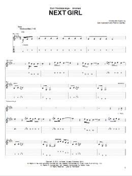 page one of Next Girl (Guitar Tab)