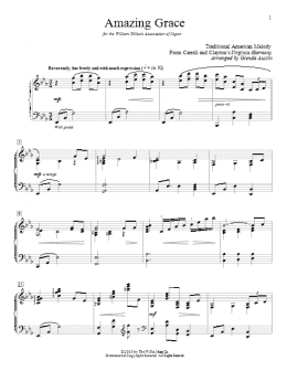 page one of Amazing Grace (Educational Piano)