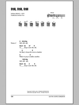 page one of Still, Still, Still (Guitar Chords/Lyrics)