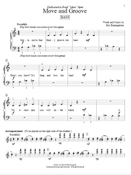 page one of Move And Groove (Bass) (Educational Piano)