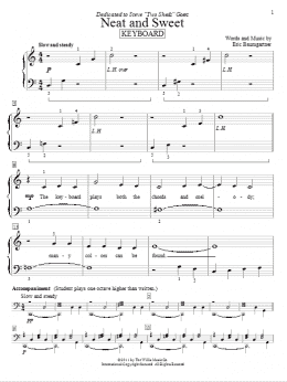 page one of Neat And Sweet (Keyboard) (Educational Piano)