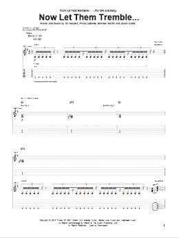 page one of Now Let Them Tremble (Guitar Tab)