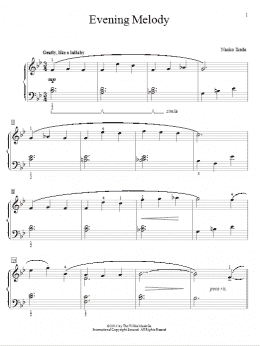 page one of Evening Melody (Educational Piano)