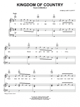 page one of Kingdom Of Country (Piano, Vocal & Guitar Chords (Right-Hand Melody))