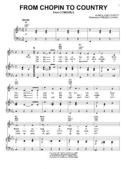 page one of From Chopin To Country (Piano, Vocal & Guitar Chords (Right-Hand Melody))