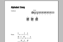 page one of Alphabet Song (Guitar Chords/Lyrics)