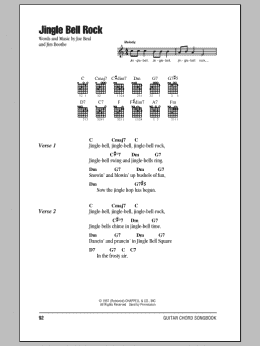 page one of Jingle-Bell Rock (Guitar Chords/Lyrics)