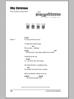 page one of Why Christmas (Guitar Chords/Lyrics)