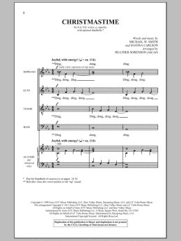 page one of Christmastime (SATB Choir)