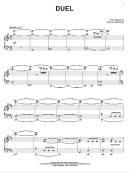 page one of Duel (Piano Solo)
