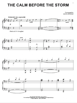 page one of The Calm Before The Storm (Piano Solo)