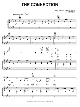 page one of The Connection (Piano, Vocal & Guitar Chords (Right-Hand Melody))