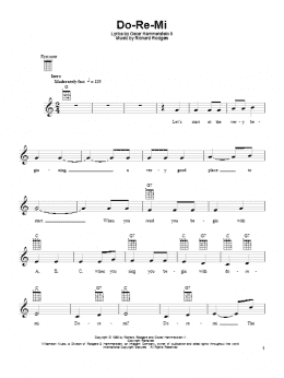page one of Do-Re-Mi (from The Sound of Music) (Ukulele)
