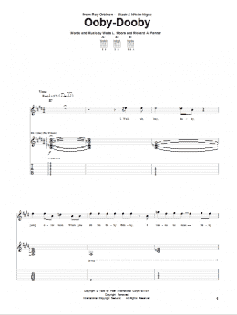 page one of Ooby-Dooby (Guitar Tab)