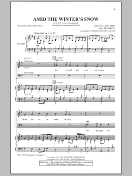 page one of See Amid The Winter's Snow (SAB Choir)